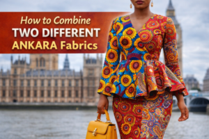 How to combine two different Ankara Fabrics
