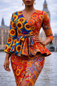 Image of ankara comination for women